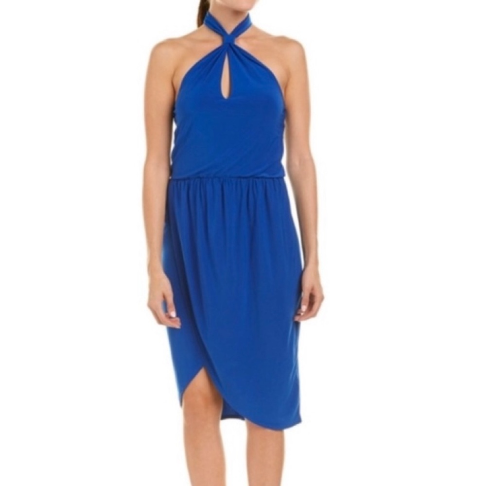 Laundry Blue Halter Dress Sz 6 Price firm🔥sale